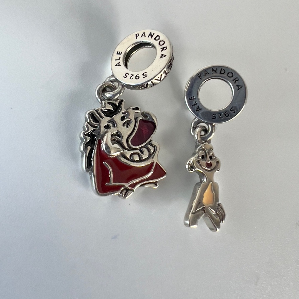 Disney The Lion King Timon & Pumbaa Splittable Dangle Charms